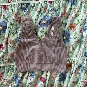 Gym shark lavender purple tank top sports bra